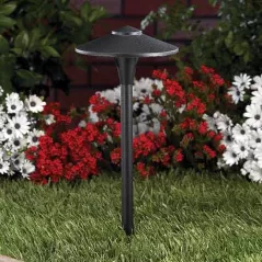 10 W Ceramic T3 Halogen Standard Black Die-Cast Copper-Free Aluminum Landscape Series 4704 Model Path Light | VISPR4704B