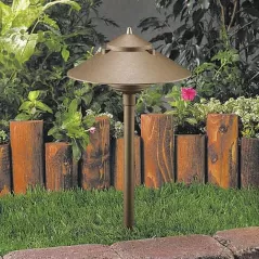 Standard Architectural Bronze Die-Cast Copper-Free Aluminum Landscape Series 9216 Model Medium Path Light | VISPR9216Z