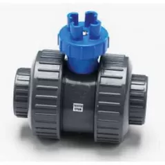 1" Slip x FIPT Gray PVC 235 psi True Union Full Block Ball Valve | VLPBVTU010