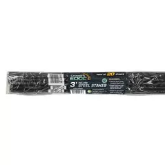 Grower's Edge Deluxe Steel Stake 5/16 in Diameter 3 ft (20/Bag)