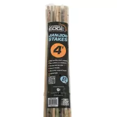 Grower's Edge Natural Bamboo 4 ft - 25/Bag (20 Bags/Bundle)