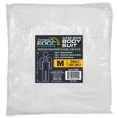 Grower's Edge Clean Room Body Suit - Size M (25/Cs)