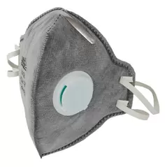 Grower's Edge Clean Room Vertical Fold-Flat Active Carbon Respirator Mask w/ Valve (10/Cs)