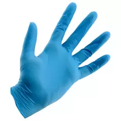 Grower's Edge Light Blue Powder Free Nitrile Gloves 4 mil - X-Large (100/Box)