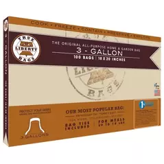 True Liberty 3 Gallon Bags 18 in x 20 in 100/pack)