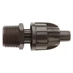 Netafim 17mm TechLock x 3/4 in MPT Male Adapters (25=1/Bag) [TLCK075MA]