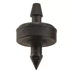 Netafim Self Piercing Pressure Compensating Emitters w/ Internal Check Valve - 1.0 GPH (Black) (25/Cs) [SPCV10-25]