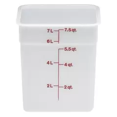 Cambro Square Food Container 8 Quart