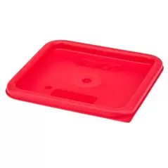 Cambro Square Food Storage lid for 8 Quart-Red