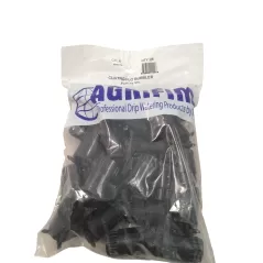 1/2" Inlet FIPT x Barb Swivel 6 gph Black CFL Series Pressure Compensating 4-Outlet Drip Bubbler | AGFCFL6