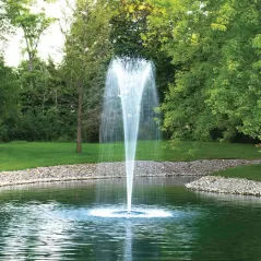 Airmax Eco-Series Floating Fountain w/Timer Photocell, 3-Spray patterns 1/2 HP | AMX652883