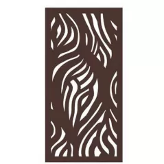 48" x 24" x 5/16" Wood Natural Brown Decorative Fence Panel | OUTUSADSWM1