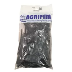 NDS Drip Emitter, Barb 0 To 10 Gpm Black Adjustable W/6" Stake 360° 8-Stream | DAFS 360
