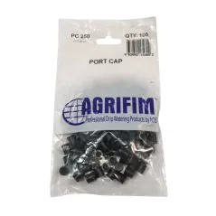 Barb Black Port Cap | AGFPC250