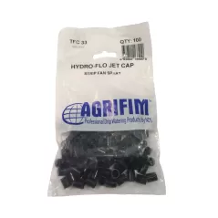 0.5" x 0.25" Black TFC Series 33 Degrees Strip Spray For 2-Piece Fixed Orifice Jet Non-Pressure Compensating 1-Outlet Devices Jet Cap | AGFTFC33