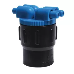 1/2" FPT 2 gph Blue QB2-16 Series Drip 2-Port Low Flow Manifold Bubbler | AGP72550971