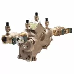 1" FNPT Lead-Free Bronze 175 psi LF909-QT Series In-Line Reduced Pressure Zone Assembly | WAT909QT010LF