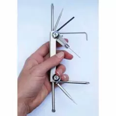 3-5/8" Handle 11-In-1 Compact Multi-Purpose Fold Up Sprinkler Tool | WTYIRRITOOL