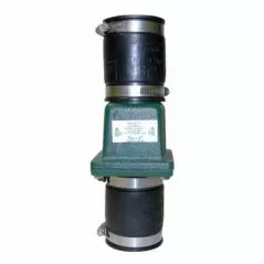 1-1/2" Slip Green PVC 25 psi Full Flow Union with NHP Check Valve | ZOE300181