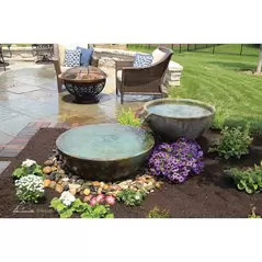 Spillway Bowl and Basin Landscape Fountain Kit | AQS58087
