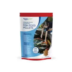 4.4 lb Premium Color Enhancing Large Fish Food Pellet | AQS98875