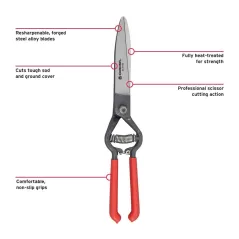 4-1/2" Forged Steel Alloy Blade Grass Shear | CORGS6750D