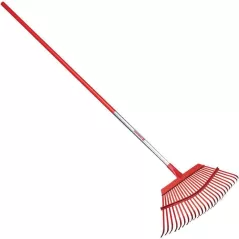 Corona Clipper Leaf Rake, 19" Blade 54" Metal W/Anti-Slip Vinyl Fixed Tine | RK 62061