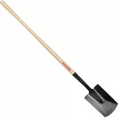 Tempered Steel Blade 15 ga 48" Ash Wood Handle Garden Spade | CORSS29000
