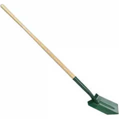 6" Steel Blade 13 ga Northern Ash Wood Handle 35 Degrees General Purpose Trenching Shovel | CORSS64106