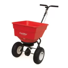 175 lb 10 lb Hopper 13" Stud Tires Adjustable Handle Broadcast Spreader | ERW2170