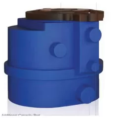 80 gpm 40 gal 31.75" x 29" x 24" Polyethylene with 4" Intake Port Filter Tank | FILT40F