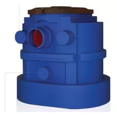 200 gpm 75 gal 36" x 35" x 32" Polyethylene with 6" Intake Port Filter Tank | FILT75F