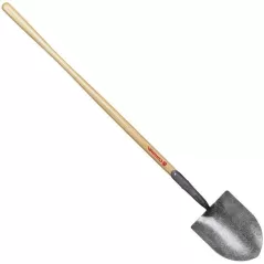 Tempered Steel Blade 48" Northern Ash Wood Handle Forged Irrigation Shovel | CORSF79000