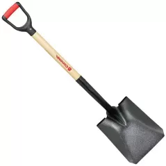 Corona Clipper Square Point Diy Shovel, Tempered Steel Blade 15 Ga Ash Wood Handle | SS 27000