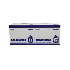 33" x 39" x 1.2 mil Black Load Buster 200/Box Clean-Up Bag | CSTTCGBB12200