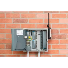 8 Stations Outdoor Modular 33 cm x 13 cm x 51 cm Gray Metal HCC Series Base Controller | HTRHCC800M
