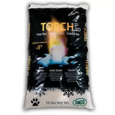Gmco Corporation Granular De-Icer, 50 Lb Solid Crystals Bagged | ICE TORCH