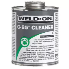 1 qt Can Clear C-65 Series with Screw-On Cap Cleaner Can | IPSC65QT