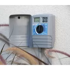 6 Stations Outdoor 6-7/8" x 4" x 9" Hybrid 3-Program Controller | IRRKD6EXT