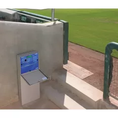 24 Stations Indoor/Outdoor 14-1/4" x 4-3/4" x 12" Blue MC-E Series Irrigation Controller | IRRMC24E