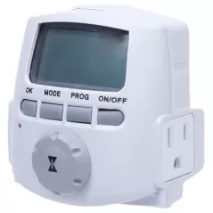 1000 W 120 VAC Primary White DT620 Series Indoor Digital Plug-In Timer | ITMDT620