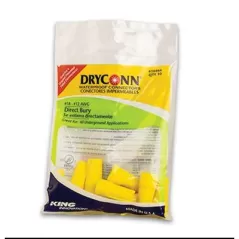 600 V 18-12 AWG Copper Yellow Small Direct Bury Waterproof 10/Bag Wire Connector | KNG10444