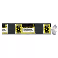 Polyester Fiber Backing Black with Gold Stripe 5 oz Woven Fabric 3' x 250' Polypropylene Woven | LANP3