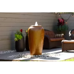4' x 4' 4000 lb Single Reservoir Fountain Base | LIQLA4000