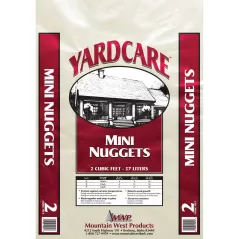 1/4 to 1/2" Brown 2 cu-ft Coverage Fir and Pine Mini Bark Nugget | MWPMINIBARKNUG