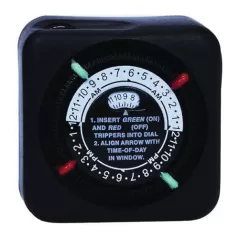 1125 W 125 VAC Primary Black 24 hr Outdoor Mechanical Plug-In Timer | ITMTN111RM40