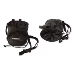 5.5" x 4.3" Black Nylon Outer Polyester Fleece Inner Adjustable with Belt Sack | KING47030