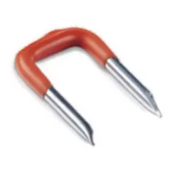 1" x 1/2" Orange Insulated Safety Staple | KNG70102