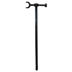 6' Black Dip Malleable Iron 304B Series Curb Box Key | MCD304B6