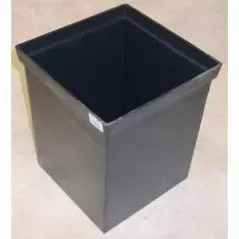 12" x 12" Square Black 1-Piece For 12" x 12" Catch Basin Sump Box | NDS1225